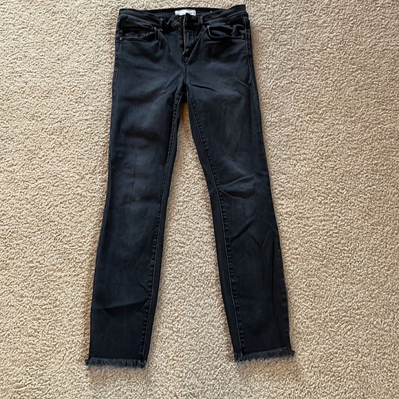 Loft Modern Skinny Frayed Jeans - Picture 2 of 6